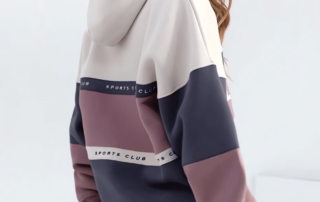 New Custom Oversized Spliced Pullover High Quality Women's Fashion Fitness Hoodie