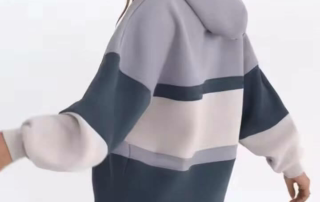 New Custom Oversized Spliced Pullover High Quality Women's Fashion Fitness Hoodie