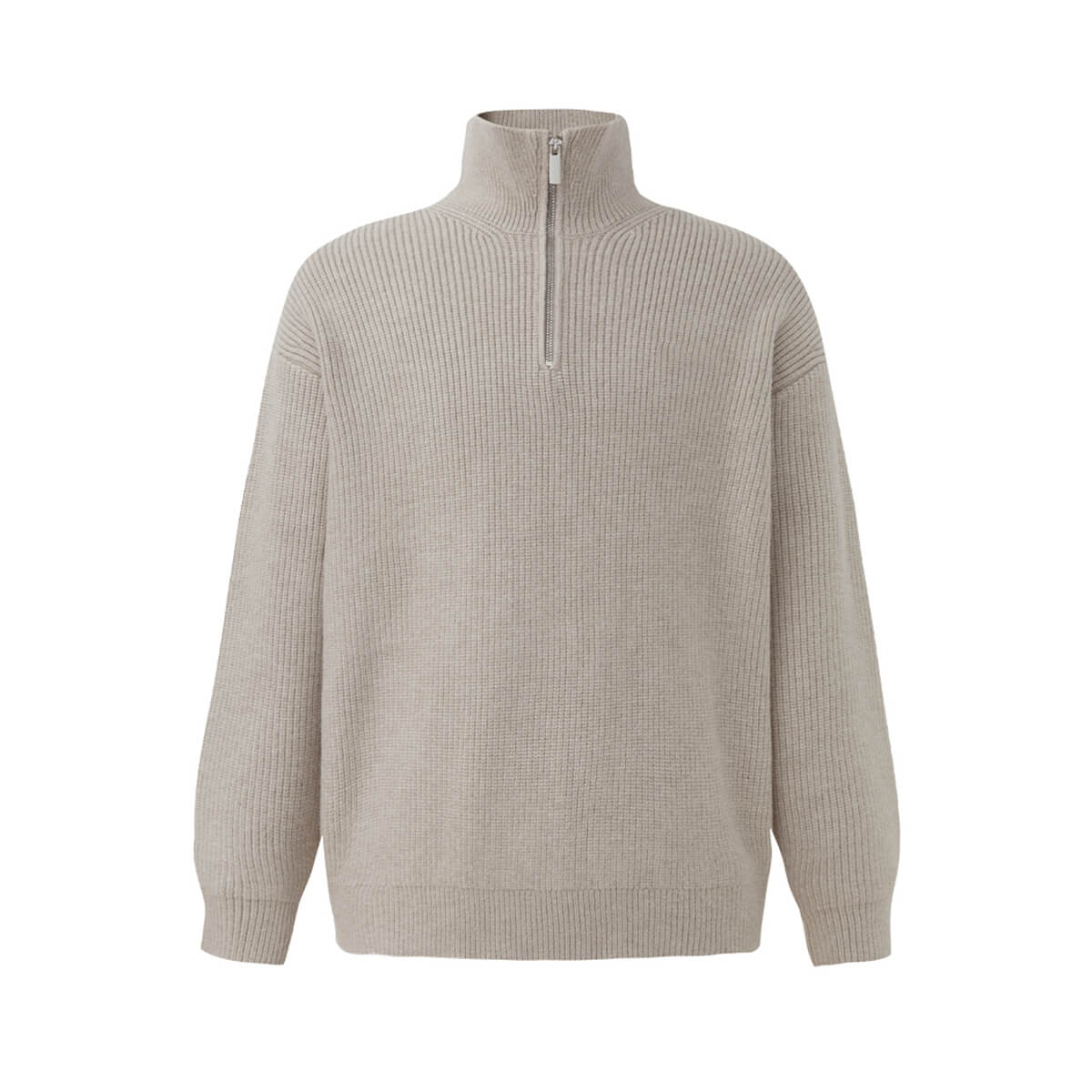 OEM Stand Collar Half-Zip High Quality Sweater for Men