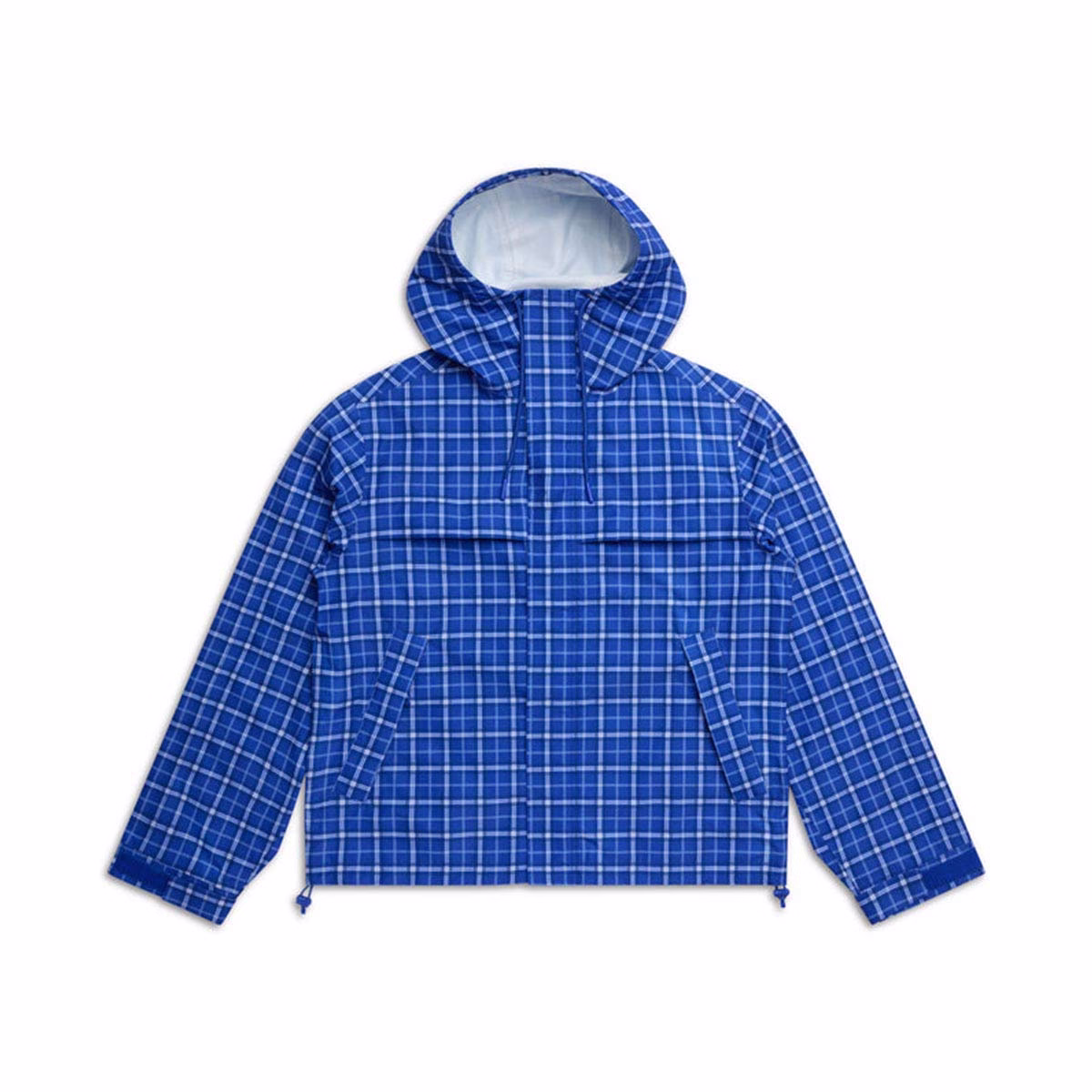 OEM Custom Waterproof Windbreaker Plaid Jacket Streetwear Outdoor Soft Shell Jacket