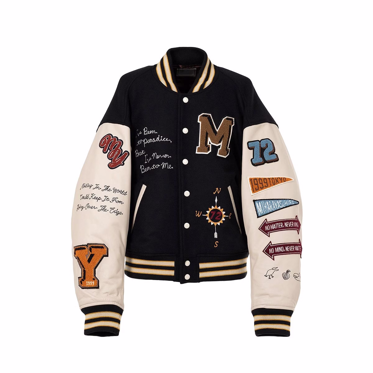 Высококачественные куртки с вышивкой на заказ для мужчин, уличная одежда, бейсбольные куртки Letterman Stand Front