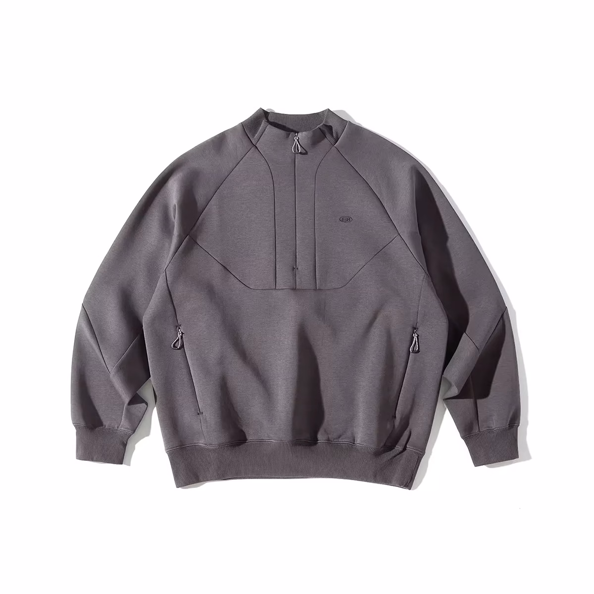 Sweat à capuche en laine polaire Quarter Zip Private Label OEM Manufacturer Hoodie