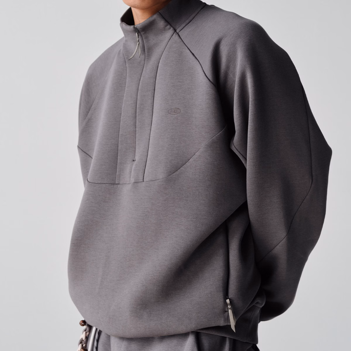 Sweat à capuche en laine polaire Quarter Zip Private Label OEM Manufacturer Hoodie