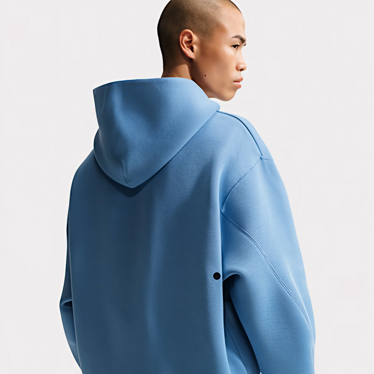 Aangepaste zwaar gewicht Sweatshirt met Scuba stof oversized Hoodie Drop Shoulder voor mannen