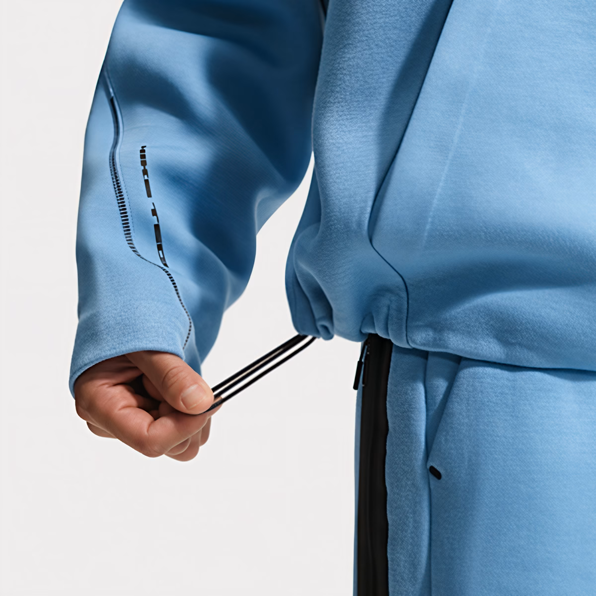 Aangepaste zwaar gewicht Sweatshirt met Scuba stof oversized Hoodie Drop Shoulder voor mannen