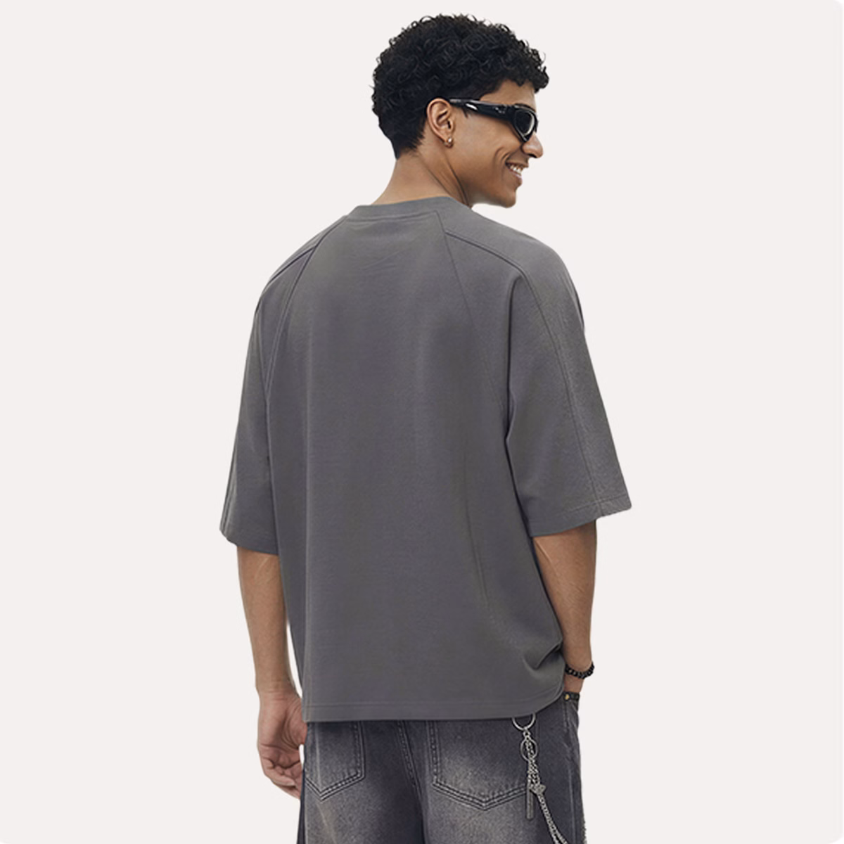 OEM personnalisé 180G T-Shirt sorona Boxy t-shirt pour marque streetwear Fabricant de t-shirt vierge