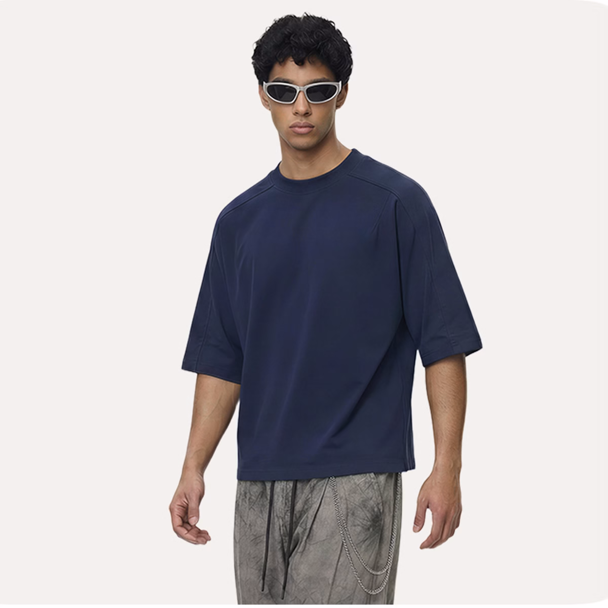 OEM personnalisé 180G T-Shirt sorona Boxy t-shirt pour marque streetwear Fabricant de t-shirt vierge