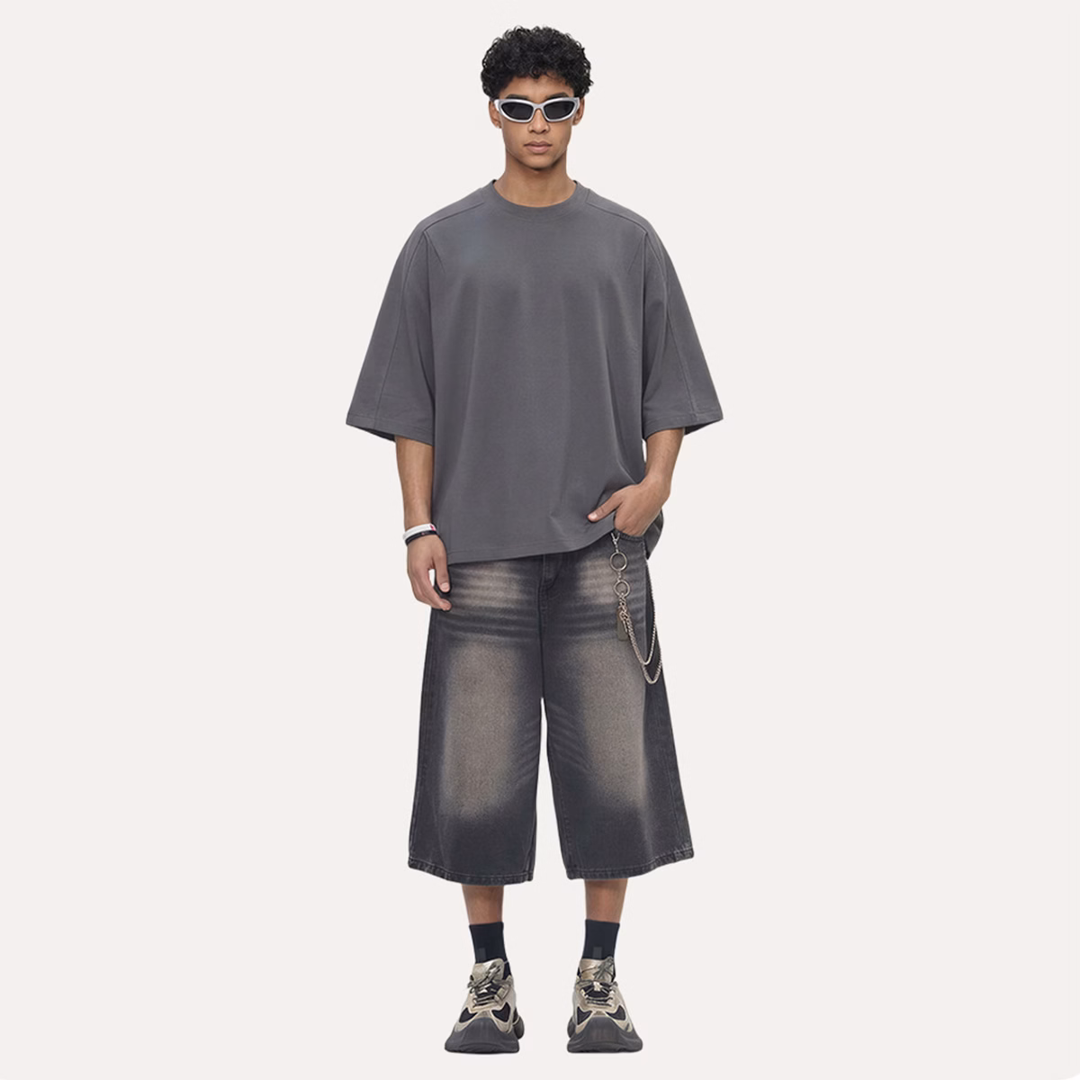 OEM personnalisé 180G T-Shirt sorona Boxy t-shirt pour marque streetwear Fabricant de t-shirt vierge