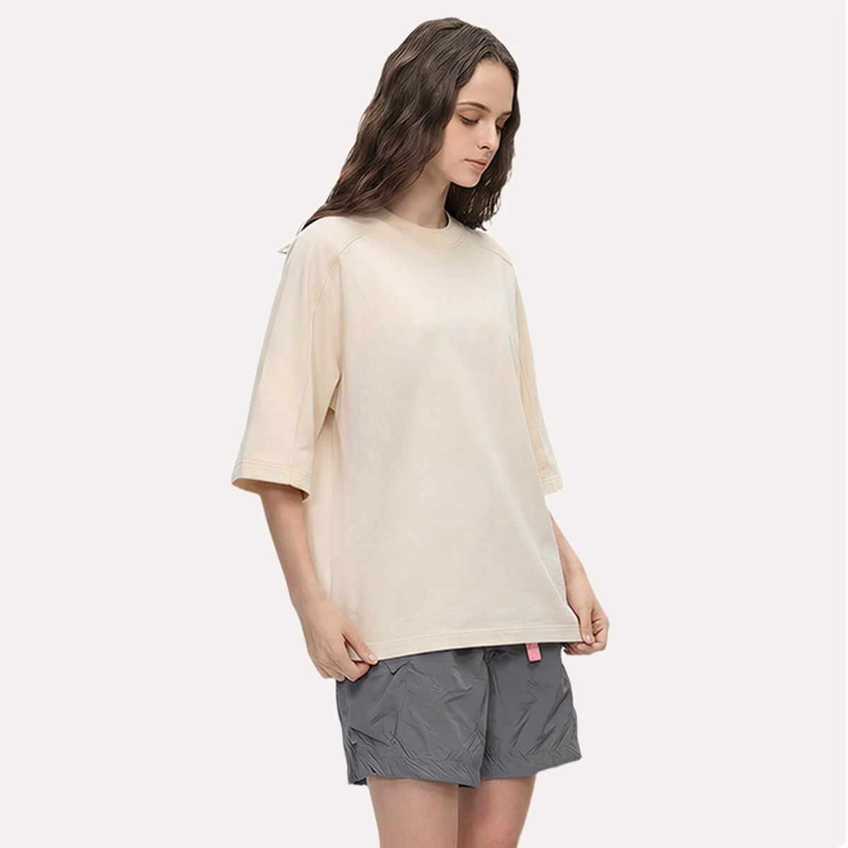 OEM personnalisé 180G T-Shirt sorona Boxy t-shirt pour marque streetwear Fabricant de t-shirt vierge