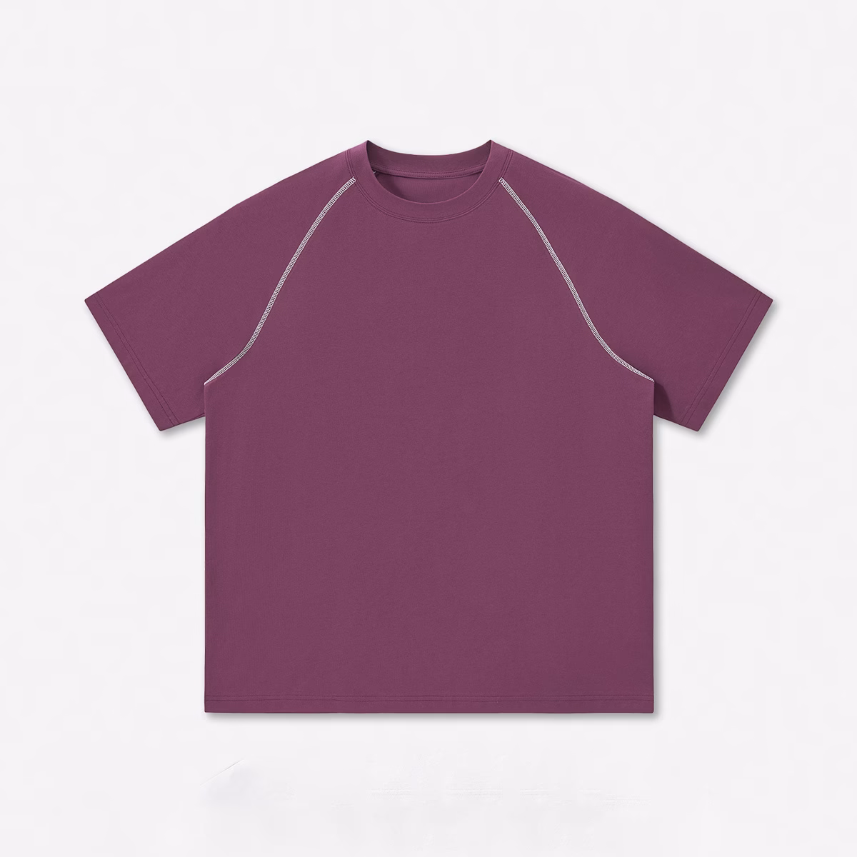 ODM 210GSM Sorona Oversized Contrast Stitching Streetwear T-Shirt Fabrikant-22 ODM 210GSM Sorona Oversized Contrast Stitching Streetwear T-Shirt Fabrikant
