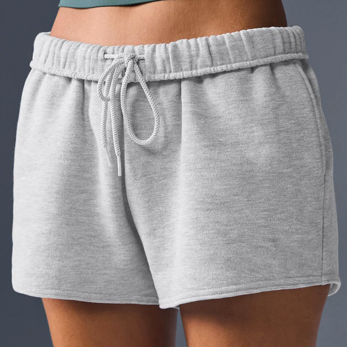 OEM Custom 340gsm Organic Cotton Women's Shorts