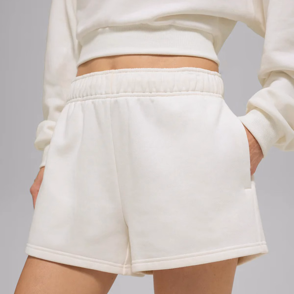 OEM Custom 340gsm Organic Cotton Women's Shorts