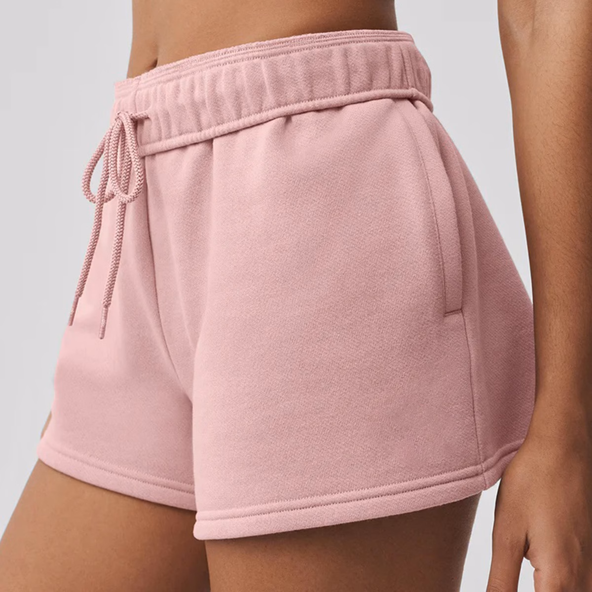 OEM Custom 340gsm Organic Cotton Women's Shorts